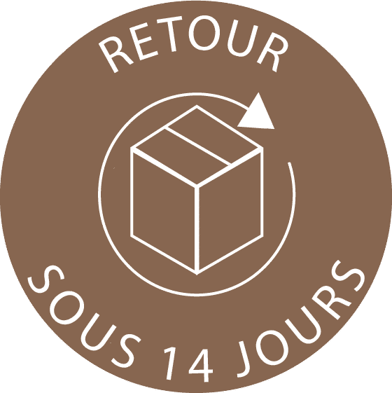 Pictogramme de réassurance pour les retours sous 14 jours