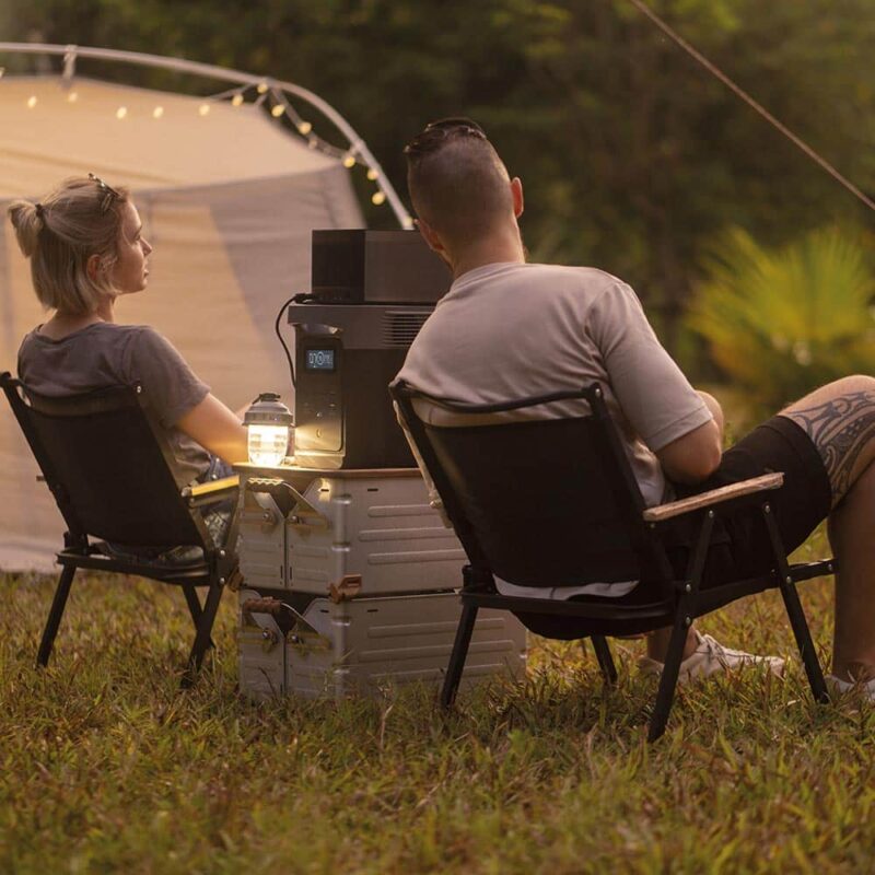 Batterie nomade solaire Delta 2 d'Ecoflow Vue outdoor frends