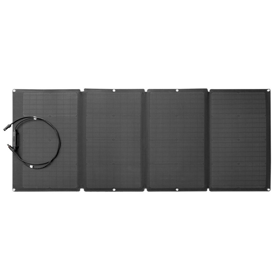 Panneau solaire nomade d'Ecoflow, déplié.
