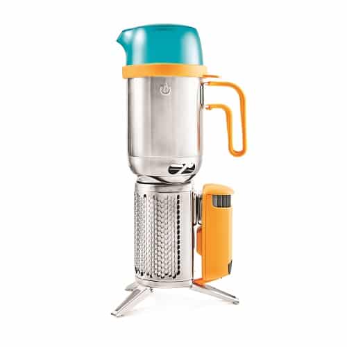 Cuisine nomade CampStove 2 en vente sur la boutique en ligne de captivan. Vue de la bouilloire sur le CampStove