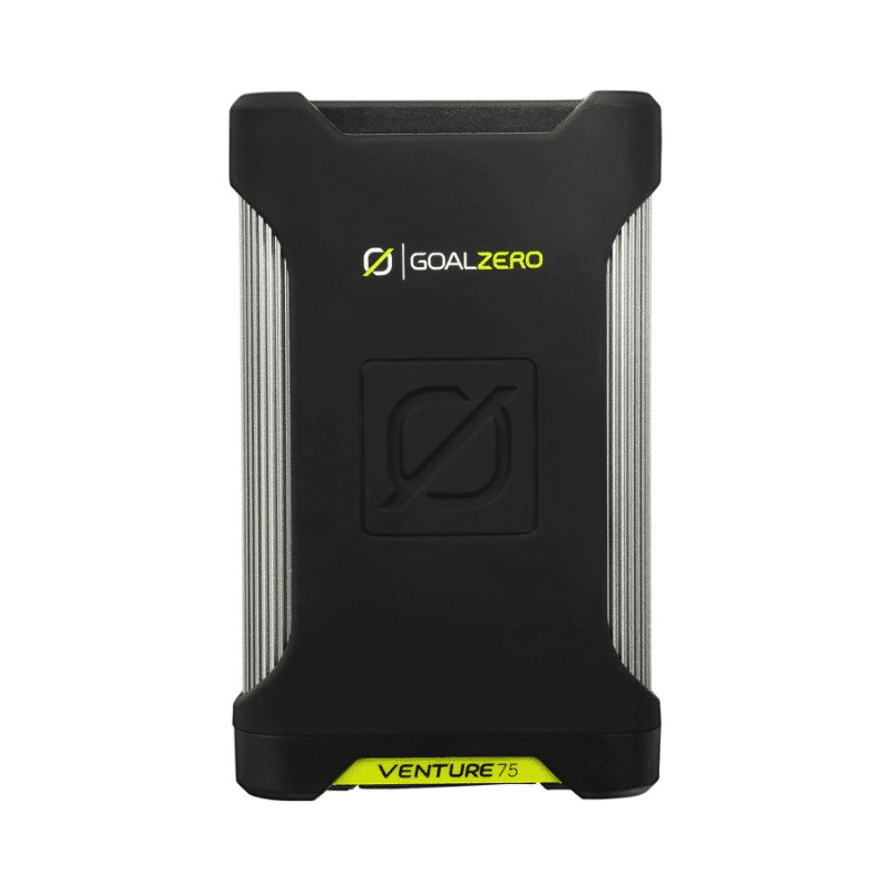 Batterie externe Venture 75 sur fond blanc vue de face