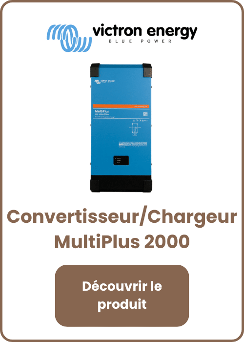 Vignette produit du convertisseur/chargeur multiplus 2000 de Victron Energy