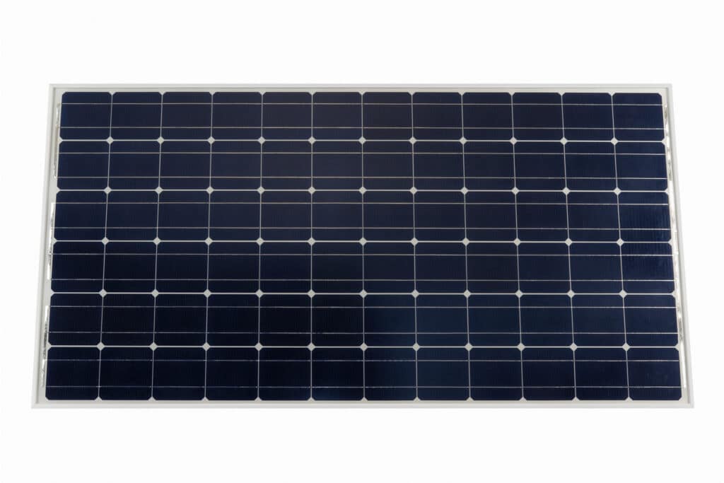 Panneau solaire BlueSolar polycristalin vu de face