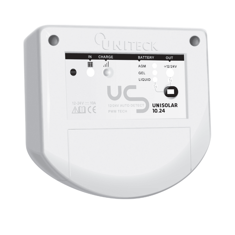 Régulateur solaire UNISOLAR PWM 10A de face