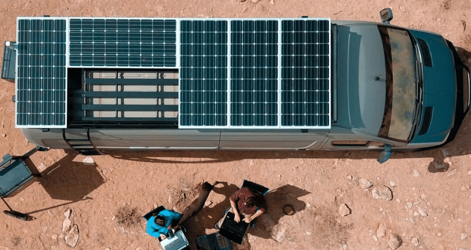 Image de mise en avant de l'article quelle puissance panneau solaire camping-car