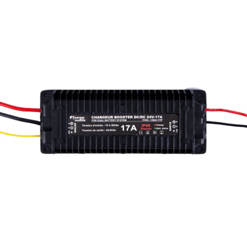 Chargeur Booster DC/DC CB24-17IP seul sur fond blanc