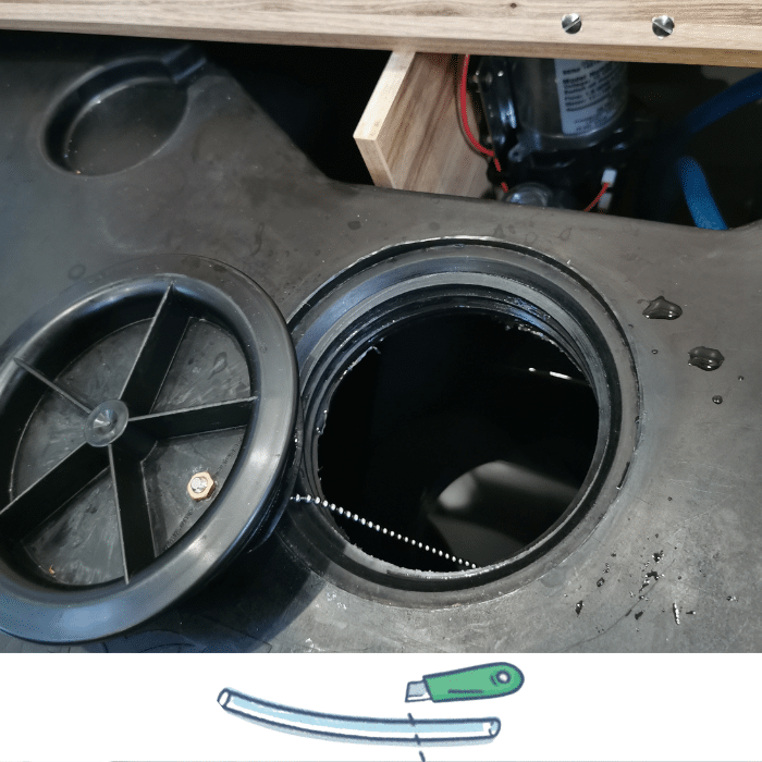 Etape 1 de l'installation d'un tank O3 dans un site isolé par captivan