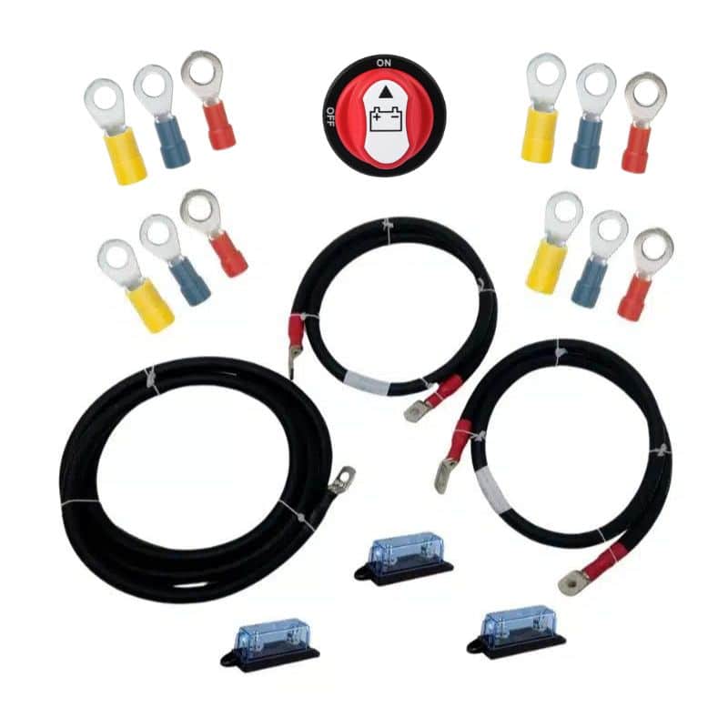 Lot de câbles, cosses et fusibles pour les kits complets de Captivan