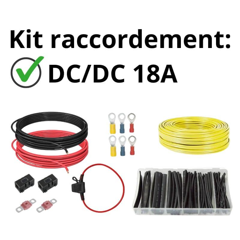 Kit de raccordement pour chargeur DC/DC 18A
