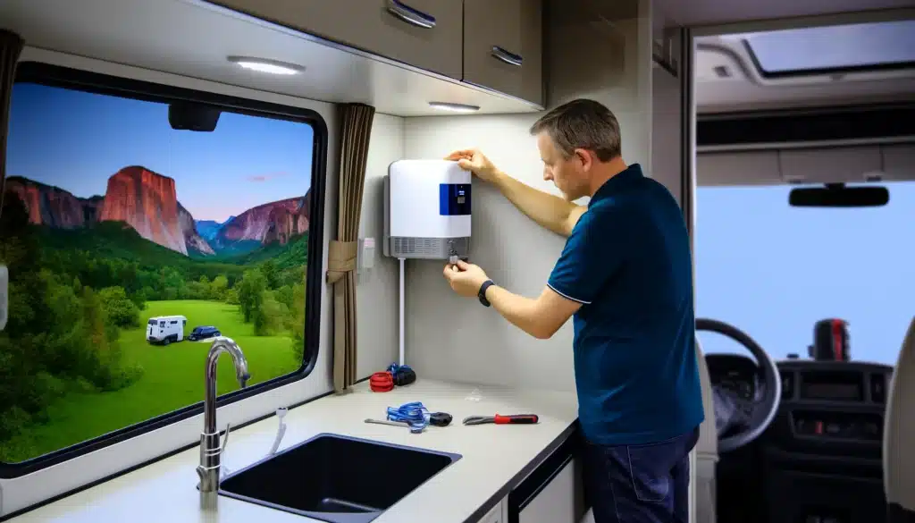 Bien installer son purificateur d'eau dans son camping-car