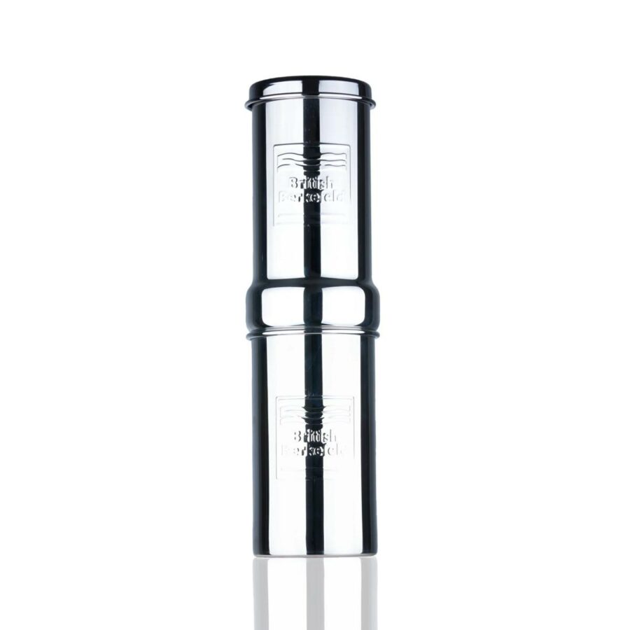 Purificateur d'eau 1L BRITISH BERKEFELD CARTOUCHE ULTRA STERASYL Filtre gravite BBone. Vu de face.