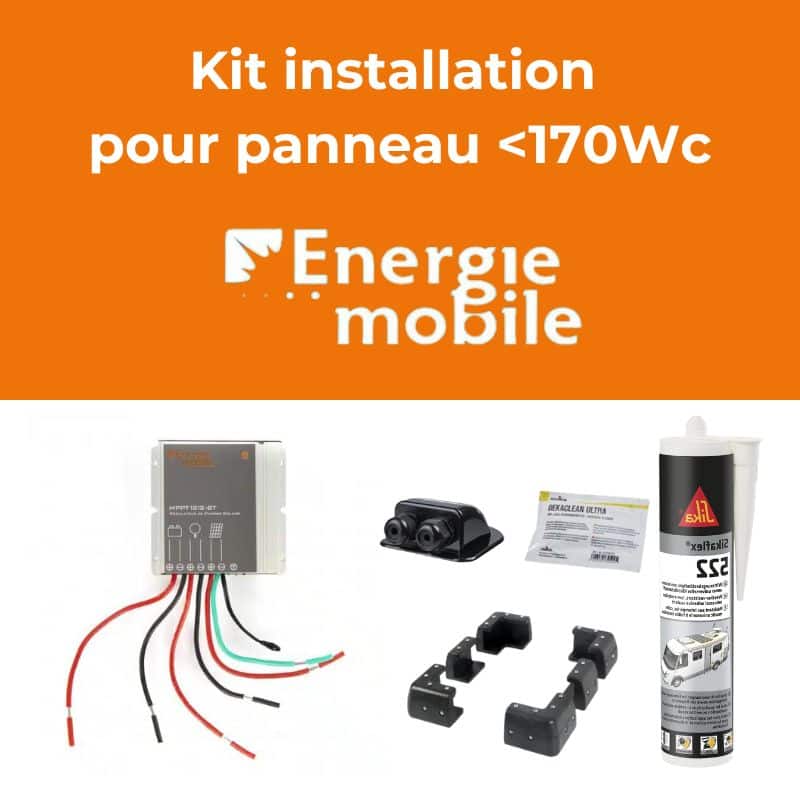 Kit installation solaire Panneau rigide EnergieMobile