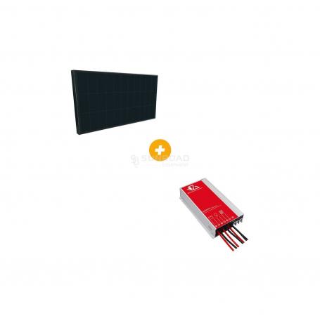 PACK Panneau solaire IBC + Régulateur MPPT Bluetooth 130W 15A - Captivan, la révolution énergétique pour votre véhicule de loisirs.