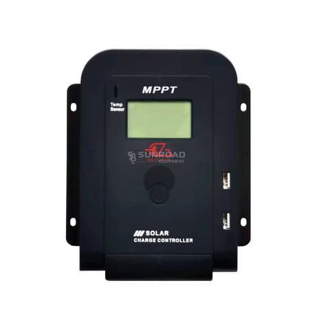 Regulateur solaire MPPT de la marque EZA avec ecran LCD, en 10A.