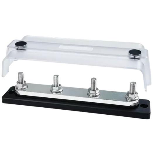 MAXI BUS BAR HEAVY DUTY 250 A | 4 X 8 MM OSCULATI de Captivan, distributeur courant électrique, faible perte d'énergie pour bateau.