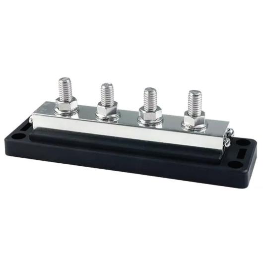 ULTRA BUS BAR HEAVY DUTY 600 A | 4X10 MM OSCULATI chez Captivan, idéal pour distribuer un courant élevé avec une faible perte d'énergie.