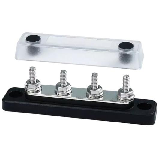 MINI BUS BAR HEAVY DUTY 100 A | 4 X 5 MM OSCULATI chez Captivan, pour une distribution efficace de courant avec faible perte d'énergie.