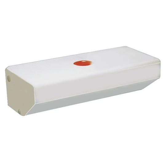 Réservoir rigide latéral OSCULATI chez Captivan, idéal pour se loger sous les banquettes du bateau, en polyéthylène qualité alimentaire.