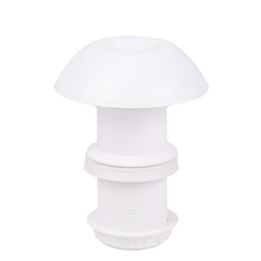 CARBEST CHEMINÉE DE TOIT Ø 60 MM en plastique blanc pour ventilation intérieure camping-car, disponible chez Captivan.