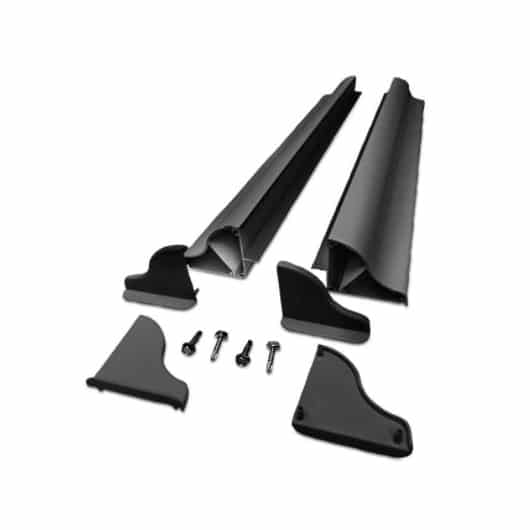 CARBEST FIXATION PANNEAU SOLAIRE 550 MM - Captivan, support aluminium pour panneaux rigides, réhausse avec lame d'air pour meilleur refroidissement.