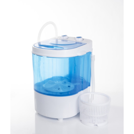CARBEST MACHINE A LAVER 230 V de Captivan, idéale pour le camping, lave jusqu'à 1,8 kg de linge sec.