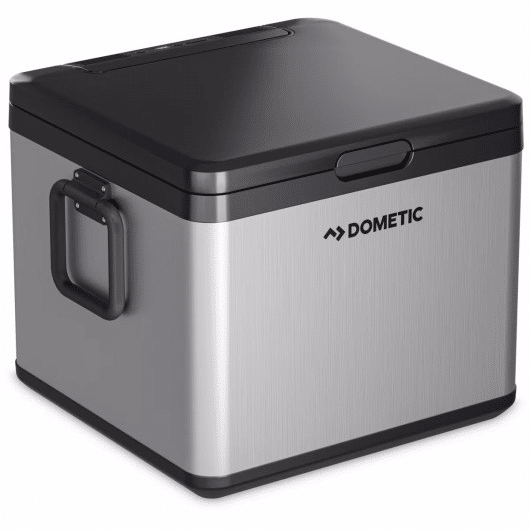 Glacière CK2 45 HYBRID DOMETIC 43L de Captivan, réfrigération thermoélectrique 12V et compression 230V pour vos aventures.