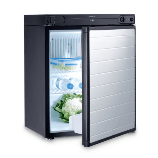 Réfrigérateur trimixte COMBICOOL RF 60 DOMETIC de Captivan, silencieux et compact, idéal pour l'auvent de votre van ou caravane.