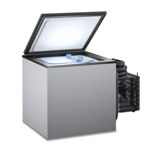 COOLMATIC CD 36 W DOMETIC de Captivan, réfrigérateur à encastrer avec performance froide optimale, idéal pour fourgon et bateau.
