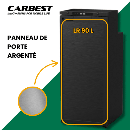Remplacer votre panneau de porte sur votre frigo Thetford LR 90L, avec un panneau argenté