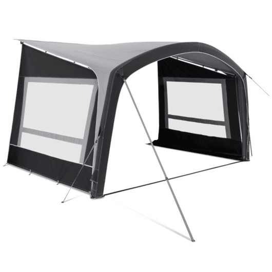 SUNSHINE ALL-SEASON SIDE PANEL SET DOMETIC chez Captivan, kit complet pour protéger du vent, installation rapide pour auvent gonflable.