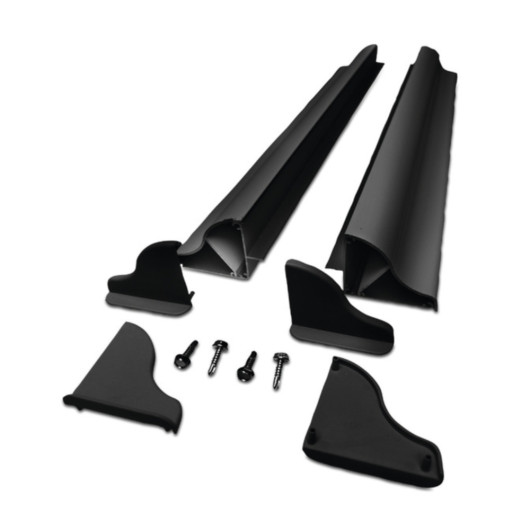CARBEST CORNIÈRE ALU FIXATION DE PANNEAUX SOLAIRE - Captivan, kit de montage léger pour panneaux solaires jusqu'à 840 mm de largeur.