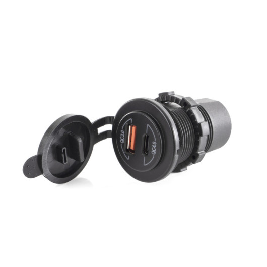 CARBEST MODULE CHARGEUR DOUBLE PRISE USB de Captivan, idéal pour charger smartphone et appareils multimédia avec 60 W de puissance.