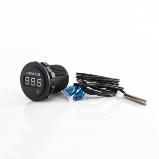 CARBEST MODULE THERMOMÈTRE + SONDE de Captivan, afficheur LCD, mesure de -40°C à 125°C, idéal pour fourgon, camping-car et bateau.