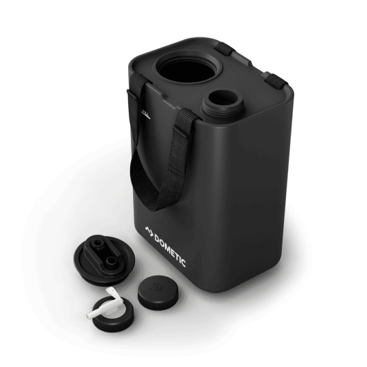 GO PACK HYDRATATION WATER JUG 11L + WATER FAUCET DOMETIC, Captivan, accès pratique à l'eau potable en camping, robinet électrique.