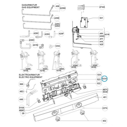 PIÈCES DÉTACHÉES DOMETIC RM7XX5L disponibles chez Captivan pour frigos RM série 7XX5, idéales pour camping-car et caravane.