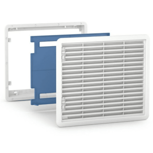 PIÈCES DÉTACHÉES GRILLE LS 230 DOMETIC - Captivan, grille extérieure blanche pour réfrigérateur camping-car et fourgon aménagé.